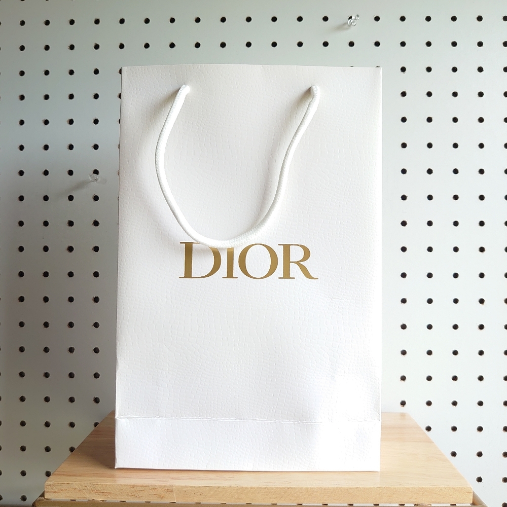 Dior Gift Bag White & Gold